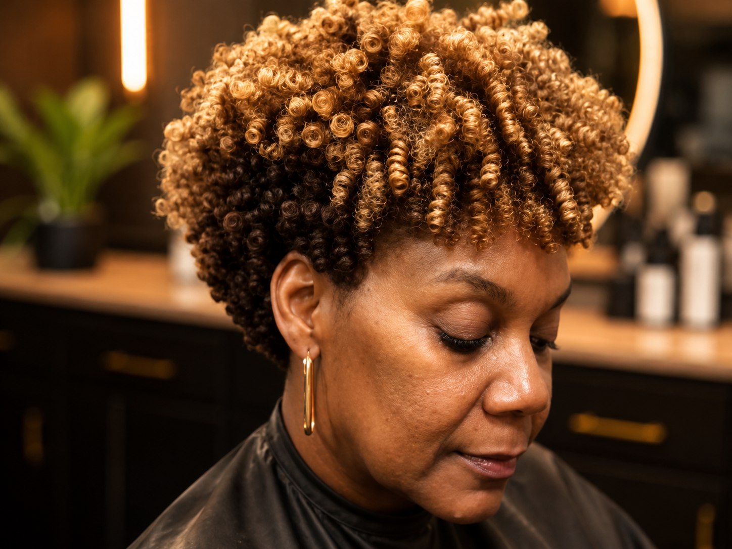 Defined blonde coils