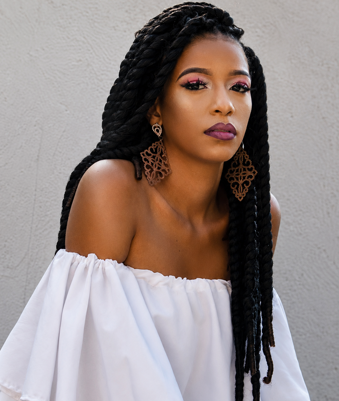 Elegant natural twists styled at Natrualz