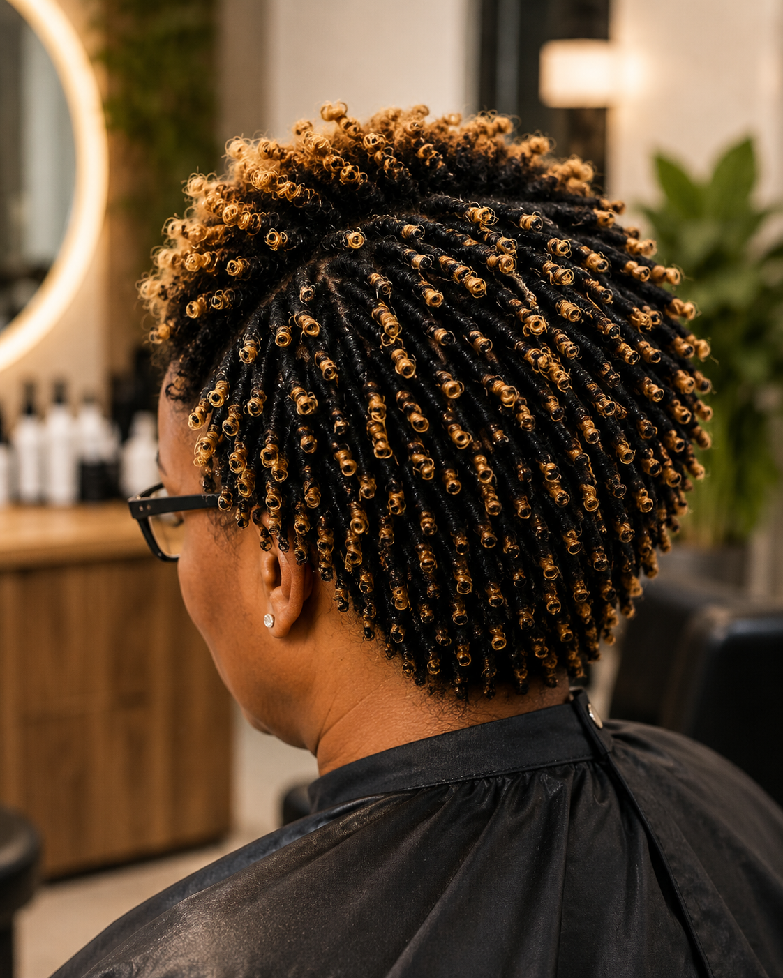 Golden coil twists
