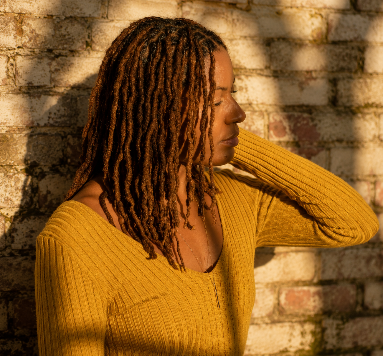 Natural locs portrait